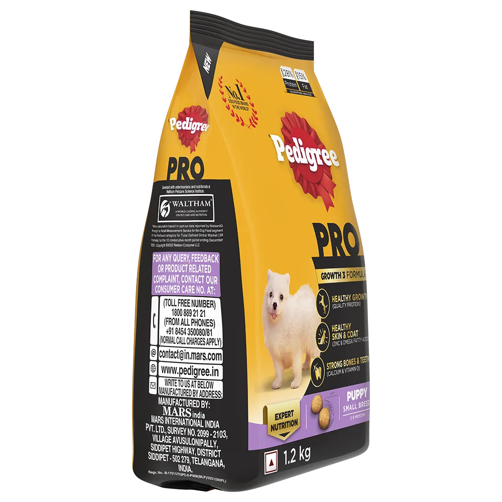 Pedigree PRO Expert Nutrition Small Breed Puppy (2 to 9 Months) - Image 3