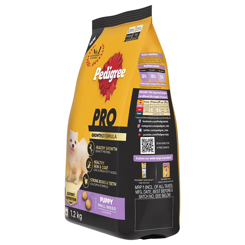 Pedigree PRO Expert Nutrition Small Breed Puppy (2 to 9 Months) - Image 4