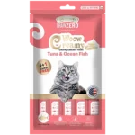 Signature : GrainZero Woow Creamy Lickable Cat Treats – Tuna & Ocean Fish (4+1 Free Sachets)