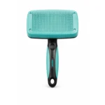 Dokitti Self-Cleaning Slicker Grooming Brush for Dogs & Cats – Brush for Thick Coats, 21 cm