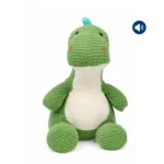 Green Dinosaur Toy with Squeaker