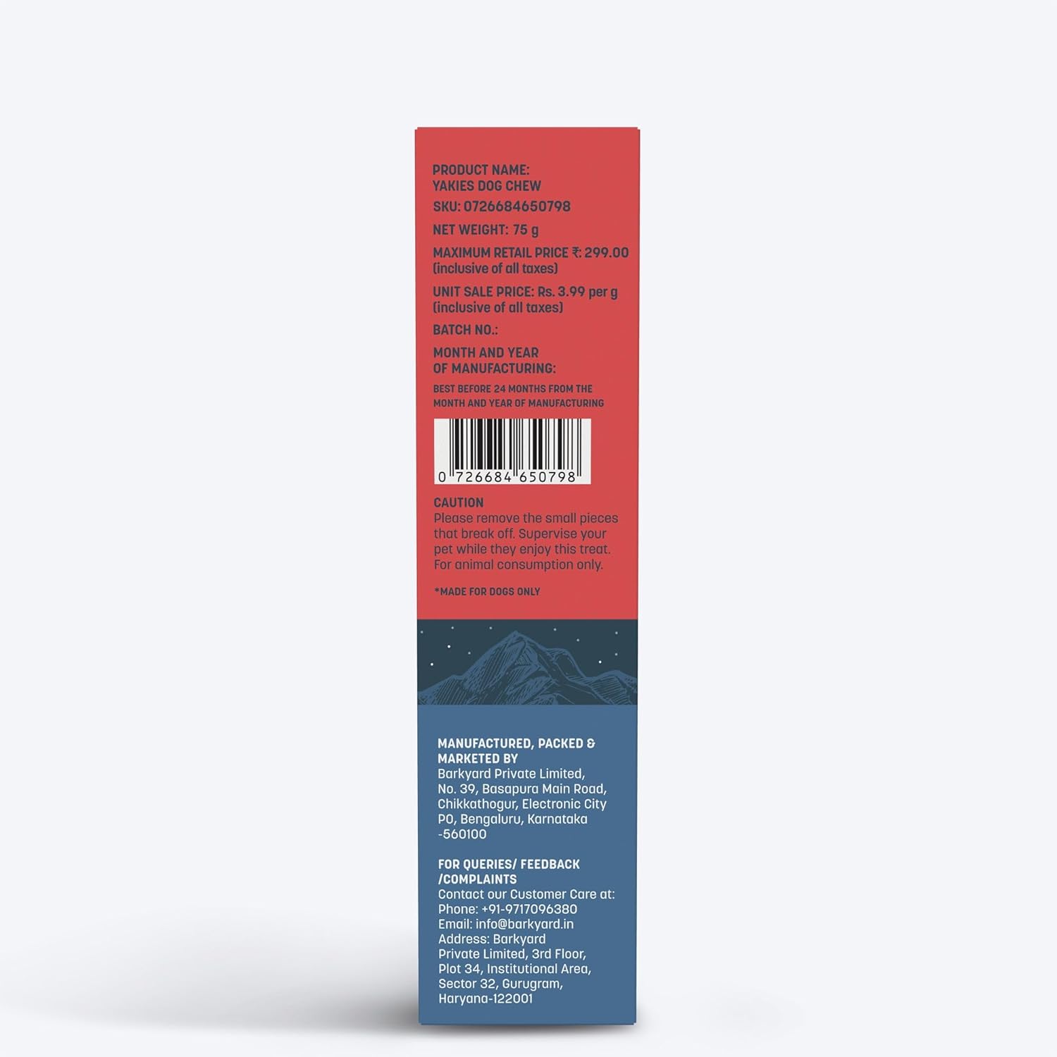 HUFT Yakies Vegetarian Natural Chew Bone - Apple - Image 5