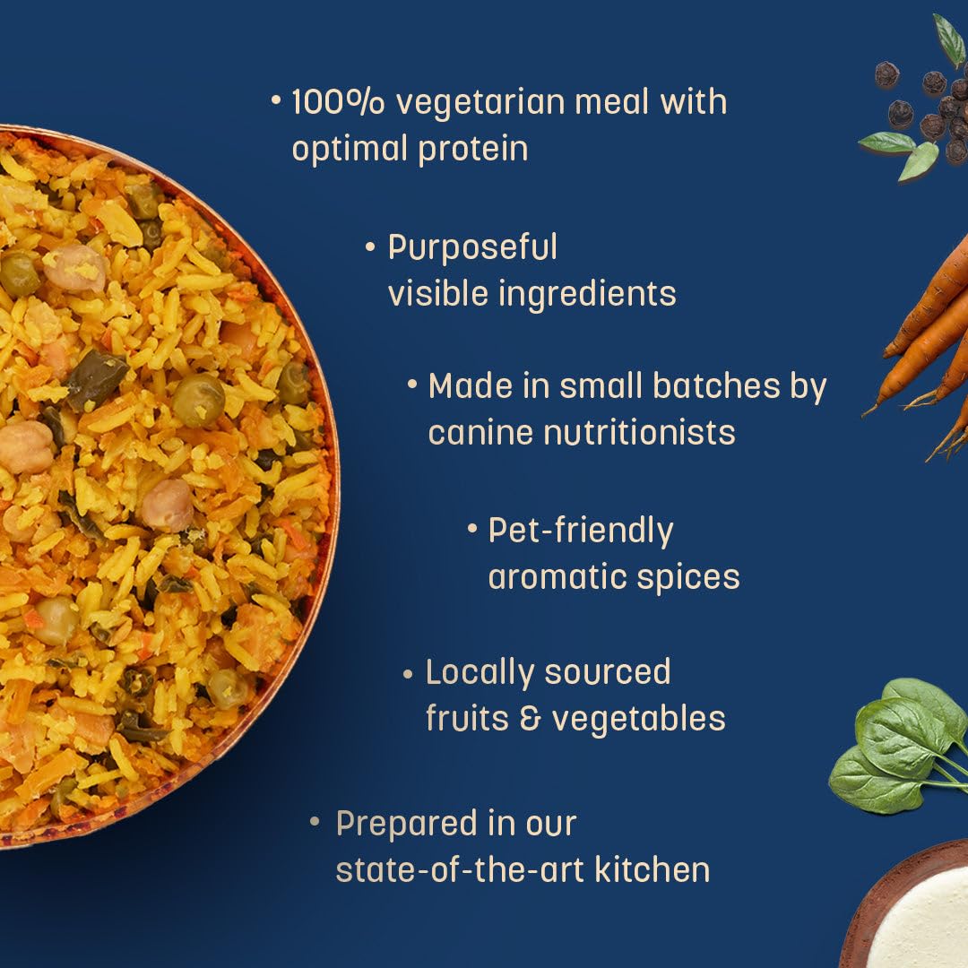 Sara’s Wholesome by HUFT Flavours of India Vegetable Biryani Wet Dog Food - Image 5