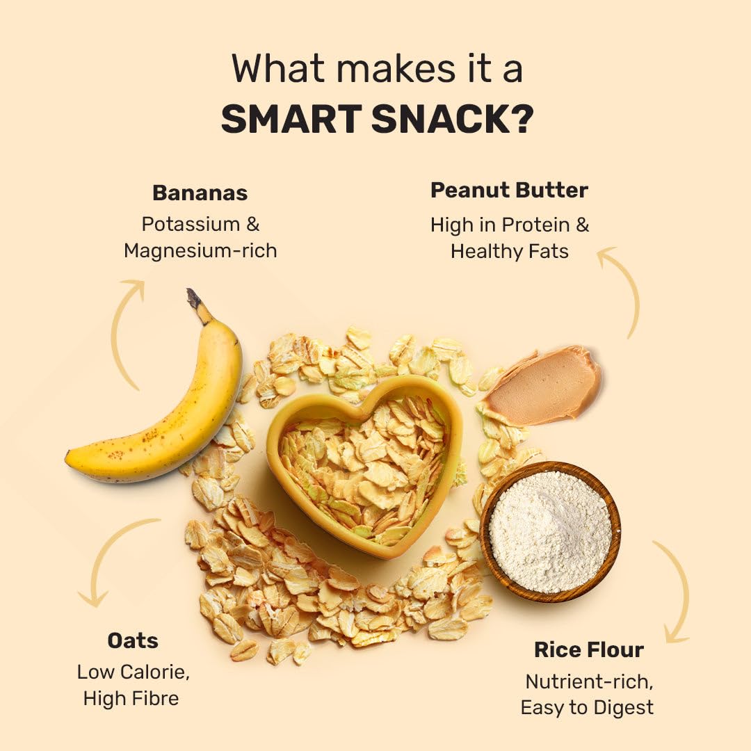 HUFT Yummy In My Tummy Peanut Butter & Banana Gluten-Free Dog Biscuits Vegetarian - Image 3