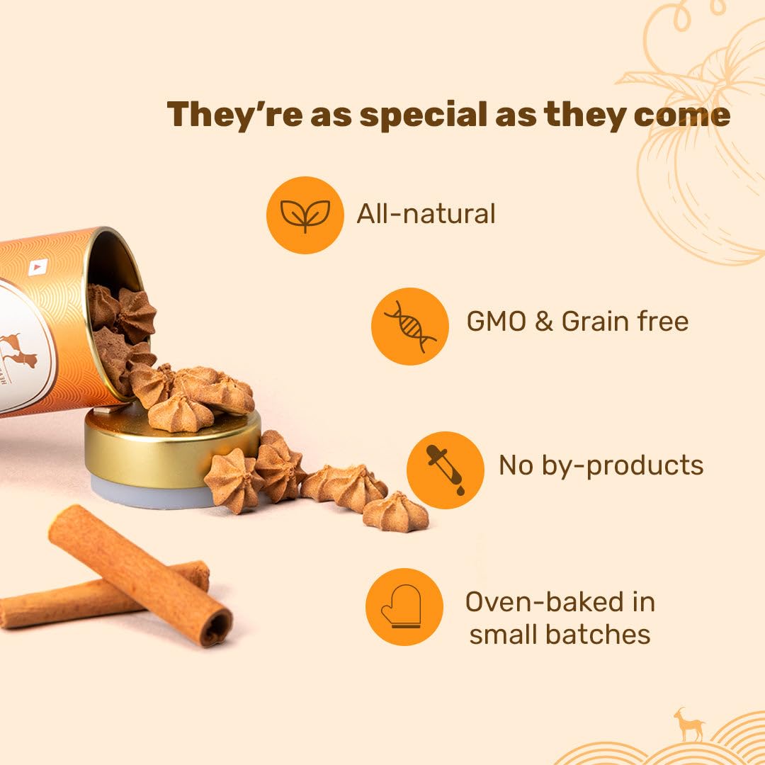 HUFT Goat Milk Dog Cookies - Pumpkin - Image 4