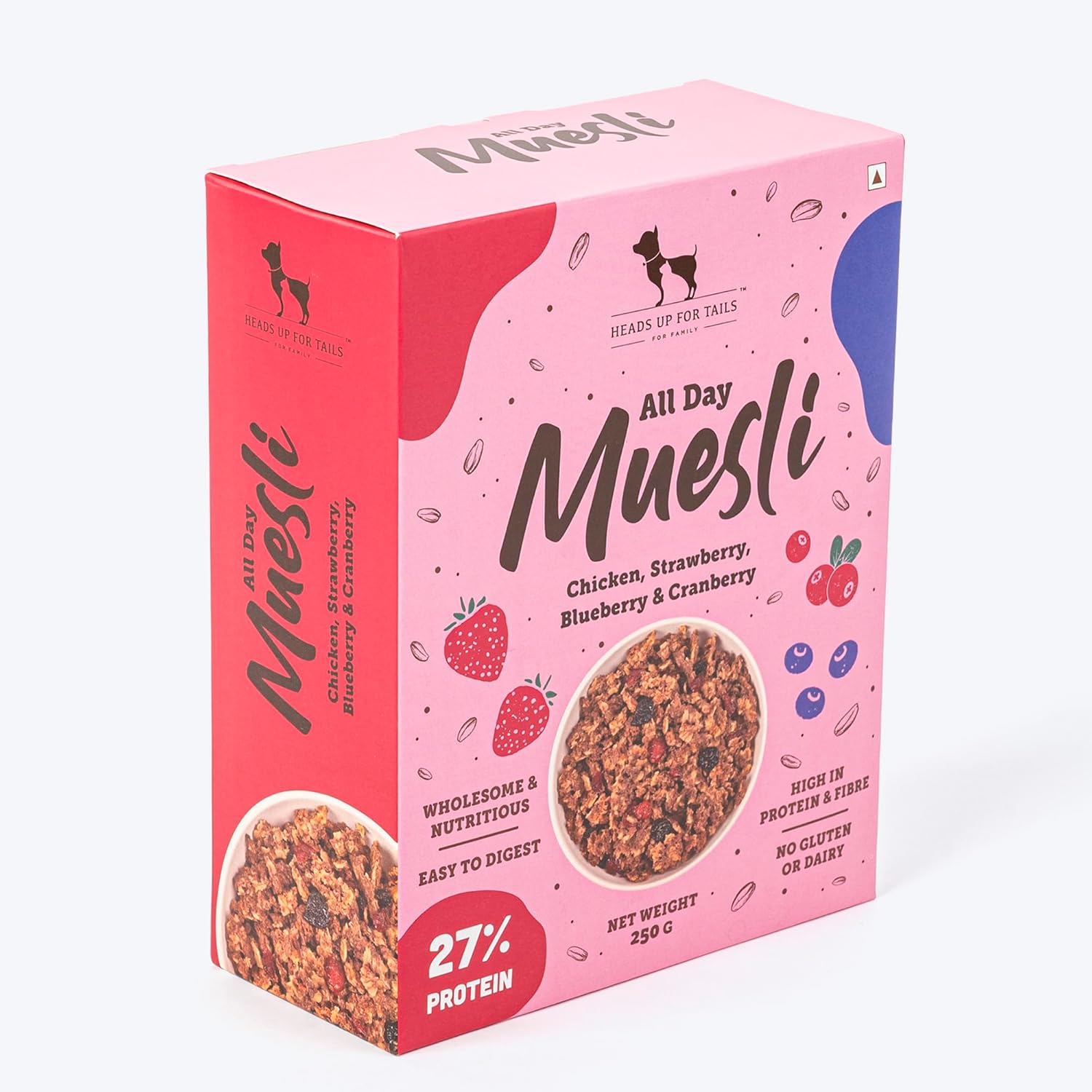 HUFT All Day Muesli with Strawberry, Blueberry and Cranberry Doggie Treats - 250 g - Image 3