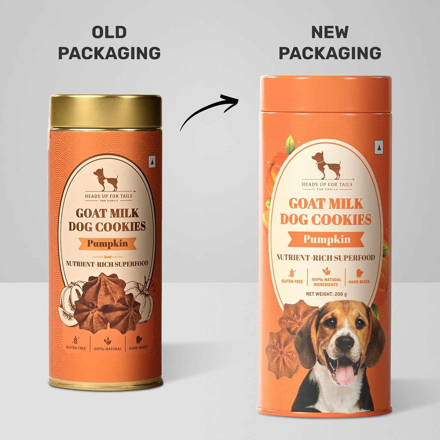 HUFT Goat Milk Dog Cookies - Pumpkin - Image 2