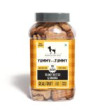HUFT Yummy In My Tummy Peanut Butter & Banana Gluten-Free Dog Biscuits Vegetarian