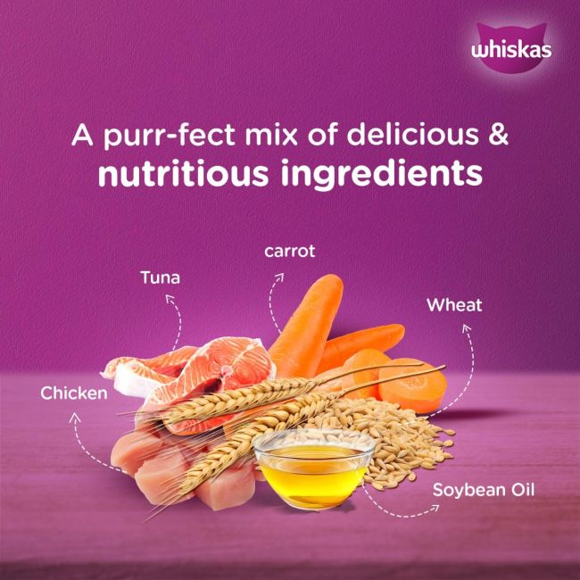 Whiskas Tasty Mix Junior Seafood Cocktail Carrot in Gravy 70g - Image 3