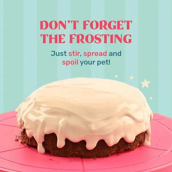 HUFT Gluten Free Instant Chicken Cake Frosting Mix Dog Treats - Image 6