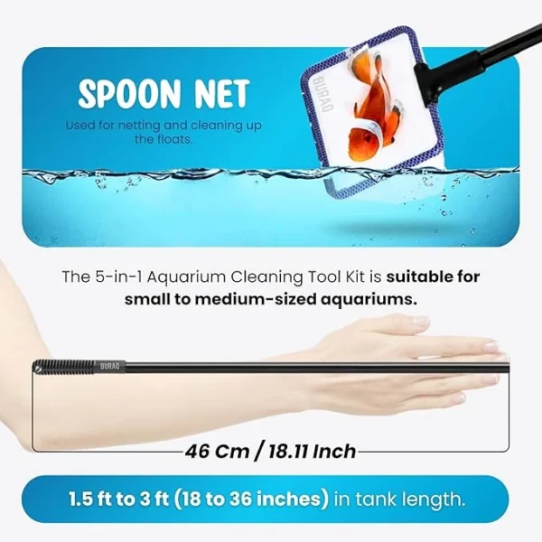 Buraq 5 In 1 Aquarium Cleaning Set 3