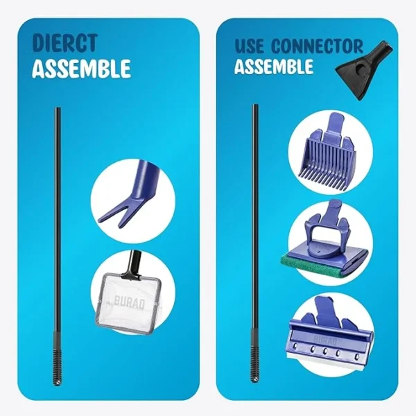Buraq 5 In 1 Aquarium Cleaning Set 5