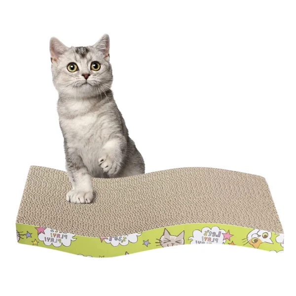 Cat Scratch Pad Eco-Friendly Corrugated Cardboard Scratcher