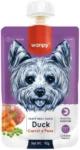 Wanpy Creamy Treats for Dogs 90 gm - Duck Carrot & Peas