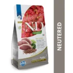 Farmina N&D Quinoa Neutered Duck, Broccoli & Asparagus Dry Food For Adult Cat