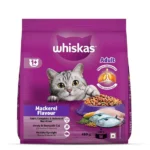 Whiskas Adult (1+ Years) Mackerel Flavour Dry Cat Food