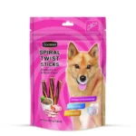 Goodies Spiral Twist Sticks Dog Treats - Chicken Liver Bacon - 450 g