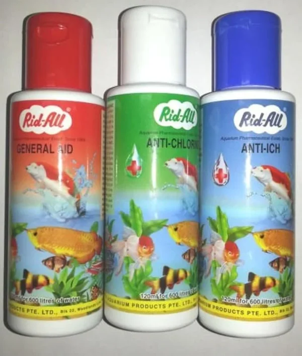 Rid-All 3-in-1 fish medicine pack