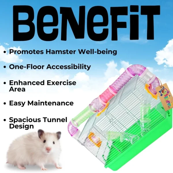 Western Era Hamster Cage Tunnel 1 Floor 2