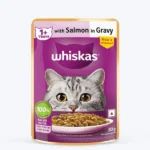 Whiskas Salmon in Gravy Adult Wet Cat Food (+1 year) - 80gm
