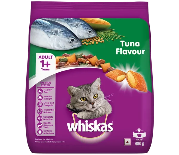 Whiskas adult dry cat food tuna
