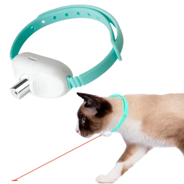 Buraq hands-free cat laser collar with 2 working modes