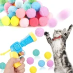 Cat Toy Gun – Interactive Play Shooter with Soft Colorful Plush Balls