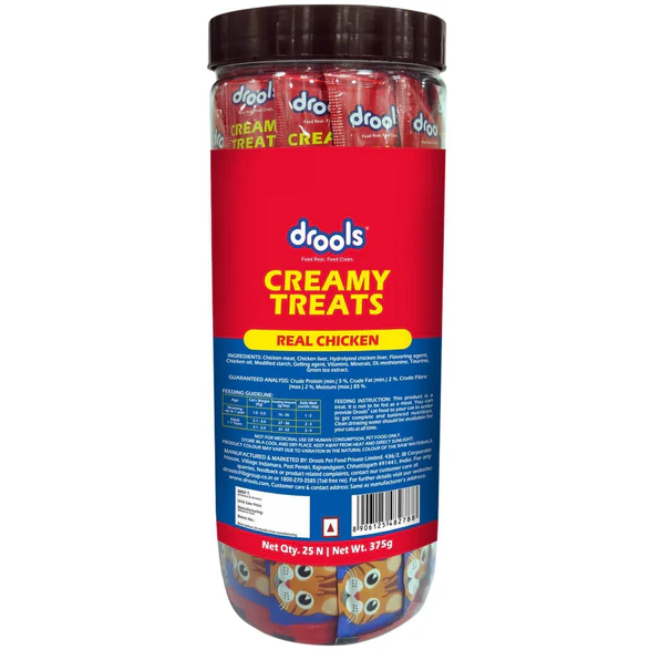 Drools Real Chicken Creamy Cat Treats - Image 2
