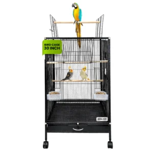 30-inch-large-bird-cage-with-wheels-accessories-set-6289750