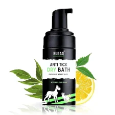 Buraq anti-tick dry bath neem lemon grass 100 ml