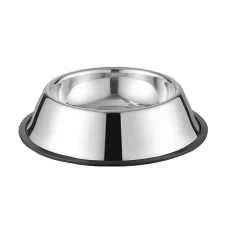 Buraq premium stainless steel anti skid pet bowl
