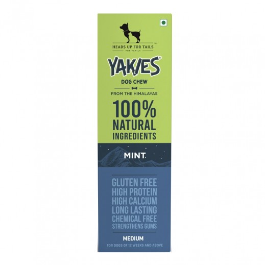 HUFT Yakies Vegetarian Natural Chew Bone - Mint