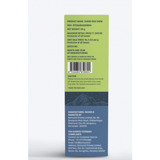 HUFT Yakies Vegetarian Natural Chew Bone - Mint - Image 5